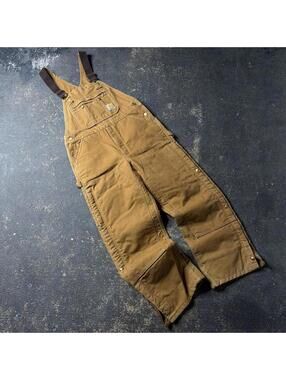 Vintage 90’s Carhartt R41BRN Overalls